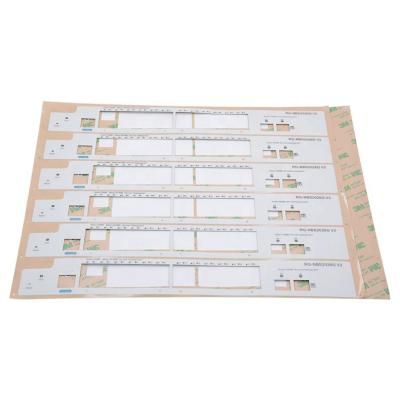 China Waterproof Customized Adhesive Graphic Printing Overlay For Membrane Keyboard for sale