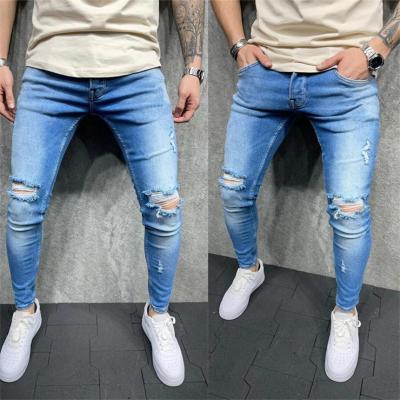 China High quality kc 8850 mens sustainable used blue leg stretch jeans amazon skinny jeans for men for sale