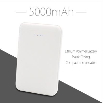 China Ultra Slim Portable Power Bank 5000mah Mini Power Bank 5000mah Mini Power Bank Hot Selling Fast Charging Support for sale