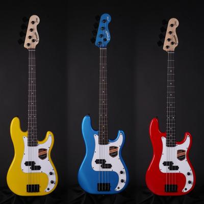 China High Quality Peep Derulo P 4Strings Mahogany Electric Bass Guitar Bass For Beginner Bass Guitar Connention Factory Price Many Colors for sale