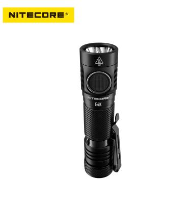 China NITECORE E4K Camping Upgrade Compact New Generation 21700 EDC LED Flashlight with Max 4,400 Lumens for Outdoor Gear Search Camping for sale