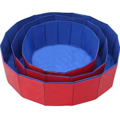 China /Anti-slip foldable large and cheap portable foldable plastic PVC bathtub swimming pool dogs for pets for sale