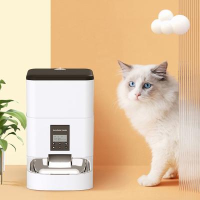 China Wholesale 4L/6L Large Capacity Auto Smart Automatic Cat Dog Pet Programmable Feeder With Voice Recording Reminder for sale