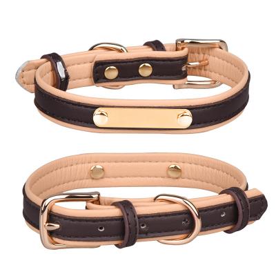 China Stored Free Custom Anti-Lost Pet ID Card Dog Collar Enrolling Medium And Small Dog Collar for sale