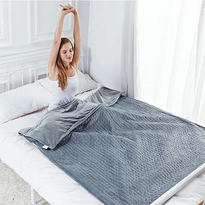 China Hot Selling High Quality Modern Bulky Knit Weighted Blanket Comforter Blanket For Weighted Blanket for sale