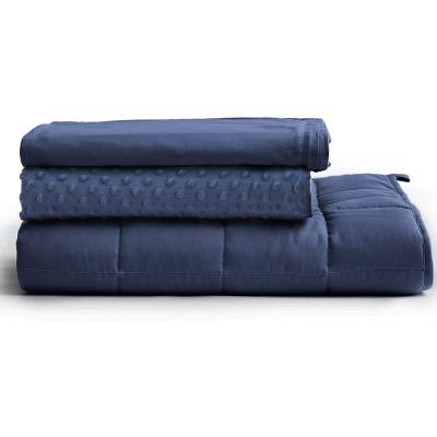 China 2021 new design premium anti-pilling weighted fllece weighted blanket custom fiber blanket sleepers for sale