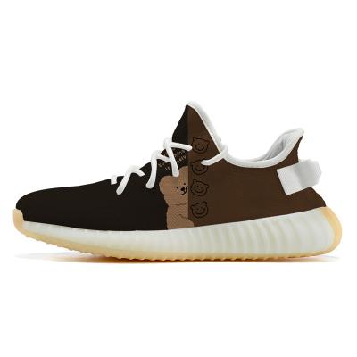 China Fashion Trend Yezzy 350 Style Custom Sneaker MOQ1 Yeezy Rock Real Probe Private Bear Booost Mens and Womens Design Running Shoes for sale