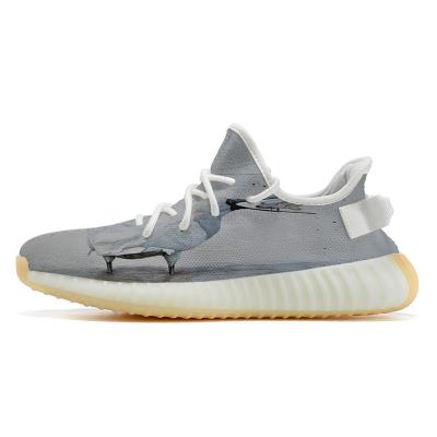 China Fashion Trend Yezzy 350 Style Custom Sneaker MOQ1 Yeezy Rock Real Booost Mens and Womens Private Design Tangerine Duck Running Shoes for sale