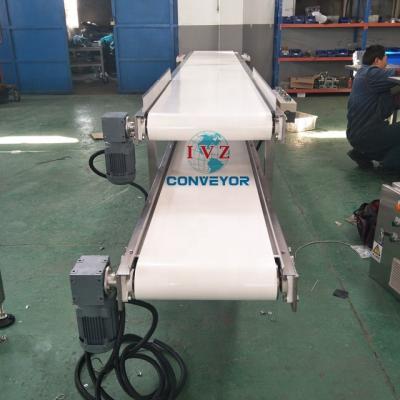 China Food / Beverage / Bags / Boxes / Easy Cleaing PVC Belt Conveyor For Biscuit Conveying for sale