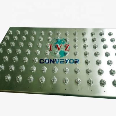 China Oil Heavy Duty Trackball Transfer Bearing Table Ball Transfer Unit Connection Belt Conveyor for sale