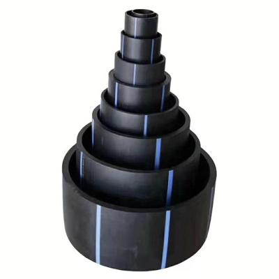 China PE Large Diameter Polyethylene Pipe 150mm 200mm 300mm Diameter HDPE Plastic Pipe For Drinking Irrigation Water for sale