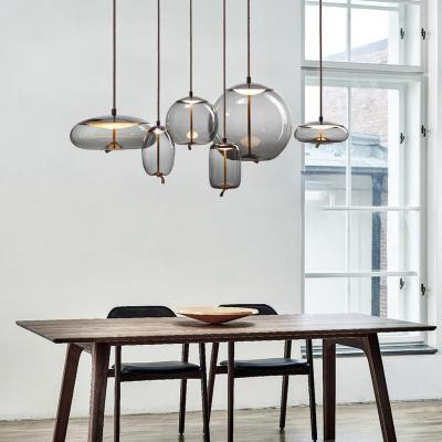 China Modern Contemporary Ceiling Lamp High Quality Kitchen Dining Table Vintage Circle Hanging Light Fixtures Led Pendant Light for sale