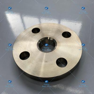 China Gr2 Titanium Flanges HG T20592 DN40 PN16 PL RF Slip On Flange for sale