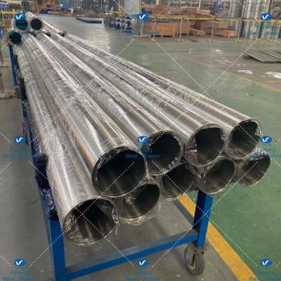 China Chemical Element Titanium Gr2 Tube Targets Astm B861 Metallic Luster for sale