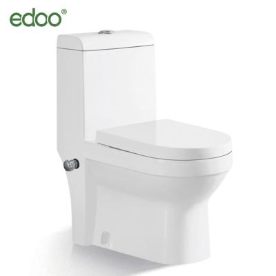 China Hot Selling Double-Flow Large Washdown One-Piece Toilet Large Hole Water Closet with Bidet Function for sale