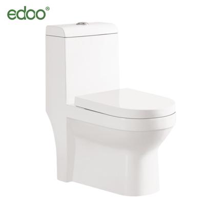 China EDOO Exclusive Double-Flow Design 3L Toilet Strap 225mm/250mm 4 Inch Washdown One Piece Toilet With Integrated Bidet Toilet Sanitary Ware for sale