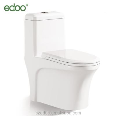 China Without fender hot sale! Wc Low Price Flush Siphonic Flush Popular Double One Piece Toilet Indian Toilet for sale