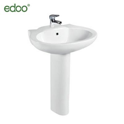 China China Supplier High End Freestanding Ceramic Pedestal Wash Basin Vanity Basin for sale