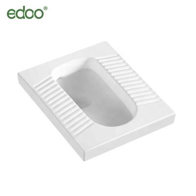 China High Quality Ceramic Squat Pan Wc Pan Cheap Price Damper/Funiture Decoration Toilet Push Button Home Bathroom Without Water Tank for sale