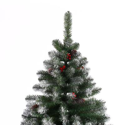 China Fir tree with lights PVS material 20ft 30ft 40ft 50ft giant size mall artificial outdoor Christmas tree decoration for sale