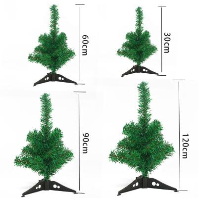 China Fir Tree With PVC Hot Prelit Green White Artificial Small Mini Christmas Tree Selling Lights 2020 for sale