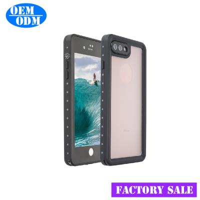 China Fanshion 360 Full Seal Cover Ultra Thin Protective Soft Waterproof TPU+PC Phone Case For iPhone 6 7 Plus for sale