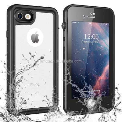 China Plastic+PC+PET+TPU For iPhone 8 Waterproof Case With Absolutely 100% Clear Sound Dirty Water Snow Dust Proof Case For iPhone 7/8 4.7 for sale