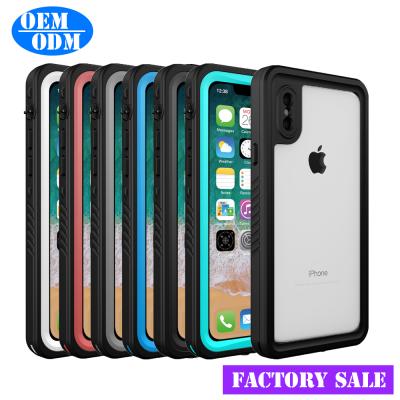 China Ultrathin Slim Perfect Fit Case For iPhone X Redpepper Waterproof Case For iPhone X, IP68 Ultrathin Waterproof Shockproof Protect Case For iPhone X Phone Case for sale