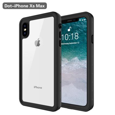 China Snowproof IP68 Waterproof Shockproof Dustproof Waterproof Phone Case For iPhone Xs Max , Full-body Drop / Protective Case Shockproof New iPhone Xs Max Cell Phone 6.5 inch for sale