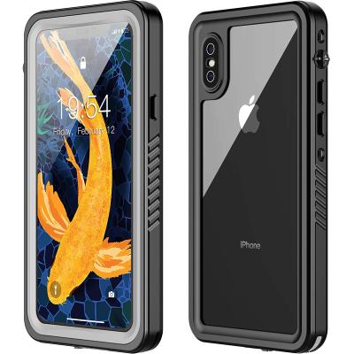 China Snowproof Dustproof Waterproof Shockproof For iPhone Xs Waterproof Case, Full Body Cover IP68 Rugged Waterproof Shockproof Phone Case For iPhone X/iPhone Xs for sale