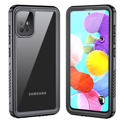 China Waterproof For Samsung Galaxy A51 4G Waterproof Case , Full-Body Shockproof Protective Case With Screen Protector For Samsung A51 4G Case for sale