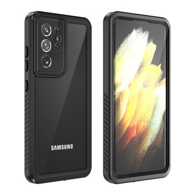 China Waterproof For Samsung Galaxy S21 Ultra 6.8 Full Charging Protector Built-in Body Heavy Duty Shockproof Case Screen Support Radio for sale