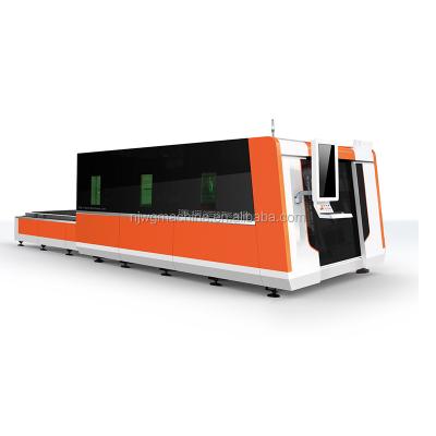 China Used NJWG Economical High Performance 1000W Metal Tube Fiber Laser Automated Loading Steel Cutting Machine For Sale for sale