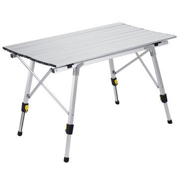 China Modern Factory Wholesale Good Quality Camping Picnic Outdoor Foldable Aluminum Folding Table for sale