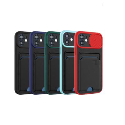 China New Back Cover Design Shockproof Anti-drop With Card Slot Phone Case For FNI HOT10 HOT10I HOT10S for sale