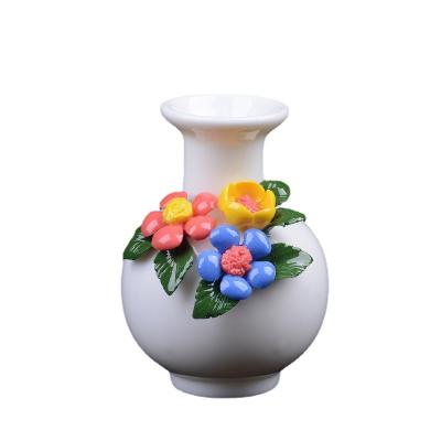 China European ceramic hotel modern luxury white decoration vases china style vases articles ceramic flower vase for sale