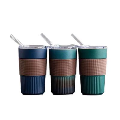 China Factory Wholesale Sustainable Colorful Water Mug High Capacity Ceramic Coffee Mug For Travel for sale