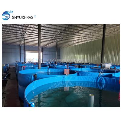 China Cultivates RAS Canvas Fish Pond Indoor Fish and Shrimp Farming Equipment for sale