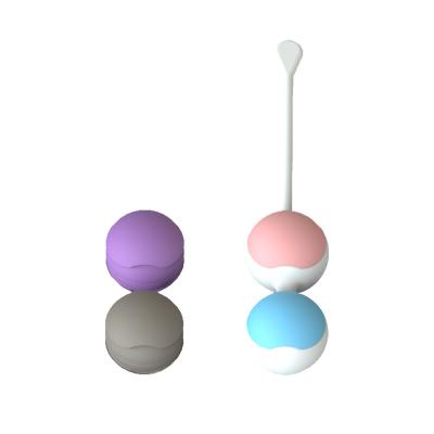 China Frosted Shake Texture Silicone Women's Kegel Ball Shrink Cat Ball Factory Direct Sale Adult Women's Products for sale