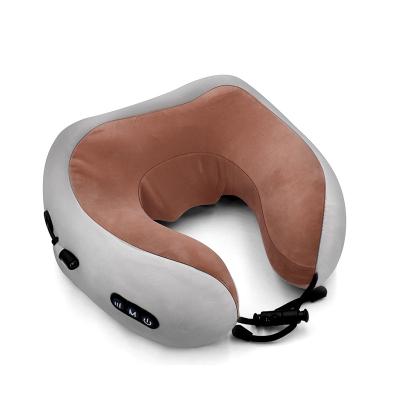 China New Car Massager 3D Home Electric Shoulder Neck U Shape Full Body Heating Vibration Massage Back Cervical Pillow for sale