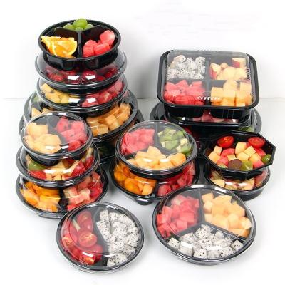 China Disposable Fruit Plastic Packaging Box PET Clamshell Fruit Blister Packing Fruit Box for sale