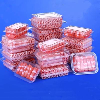 China Customized Disposable Disposable Frozen Food Packaging Blister PET pp Chicken Meat Plastic Food Tray for sale