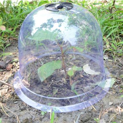 China Protect Plants From Weather Bell Plastic Garden Bell Shaped Plastic Cloche for sale