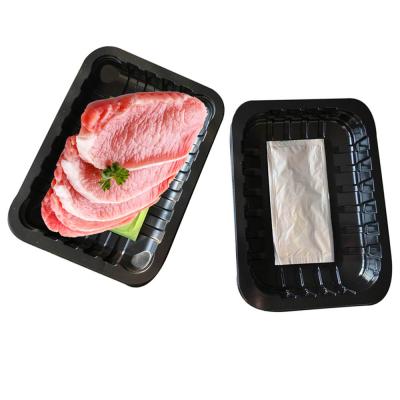 China Disposable Fresh Food Grade PP Plastic Spill Tray Sea Food Packing Tray Frozen Packing Gather Tray for sale