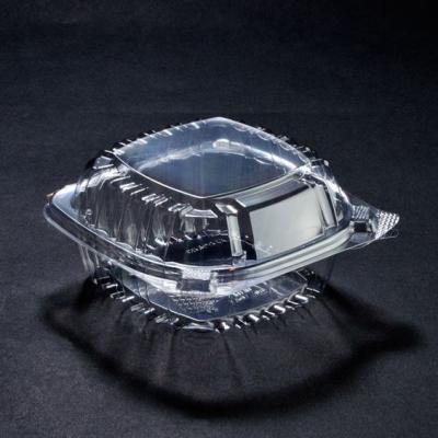 China Recyclable Transparent Plastic Cake Dome Container With Lid for sale