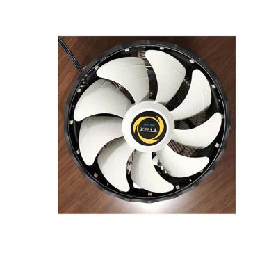 China Copper zero degree 30 degree computer heatsink fan 775 amd 1155 super bright cool desktop cpu fan for sale