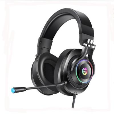 China Best headband H500 audio game headphones5 RGB microphone desktop wired 7.1 vr stereo ligh eadset tning ps4 for sale