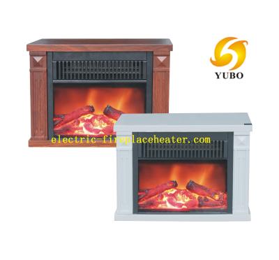 China Carriable Household Mini Fireplace Stove With Plastic Frame 345 X 170 X 245mm for sale