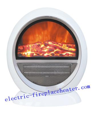 China Custom White Safety PTC Fan Heater Electralog Electric Fireplace 230V / 240V for sale