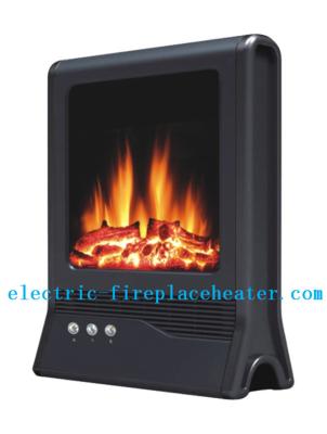 China Safety Turnover Switch 2000W Electric Freestanding Stove With Log Flame for sale